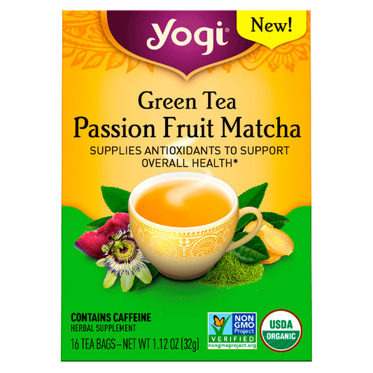 Organic Passion Fruit Matcha Tea 32g - BambiniJO | Buy Online | Jordan