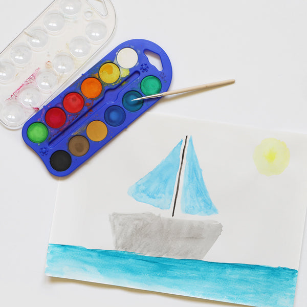 Watercolor Tablets 12 Colors - BambiniJO | Buy Online | Jordan