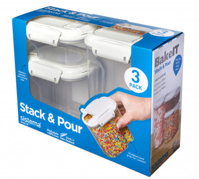 Sistema - Stack and Pour 3 Pack - BambiniJO | Buy Online | Jordan