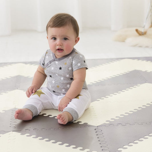 Skip Hop Playspot Geo Foam Floor Tiles Grey — BambiniJO Jordan
