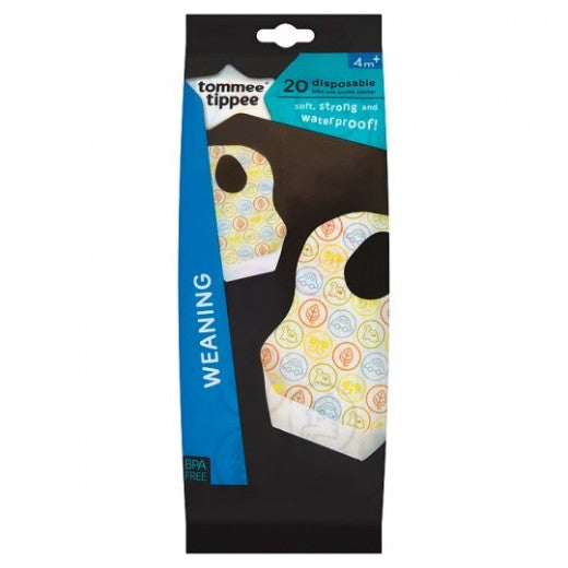 Tommee Tippee Disposable Bibs x 20 Tommee Tippee Disposable Bibs x 20