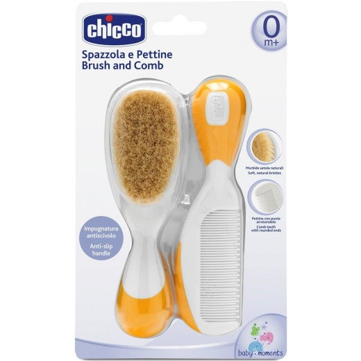Chicco New Brush And Comb Orange Chicco New Brush And Comb Orange