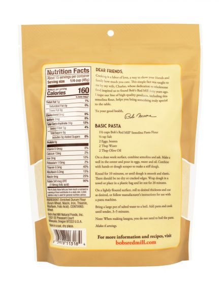 Semolina Flour 680g Semolina Flour 680g