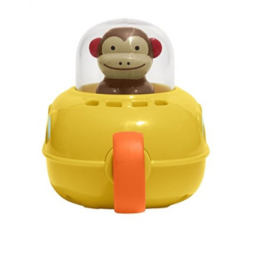 Skip Hop Zoo Bath Pull and Go Submarine, Monkey Skip Hop Zoo Bath Pull and Go Submarine, Monkey
