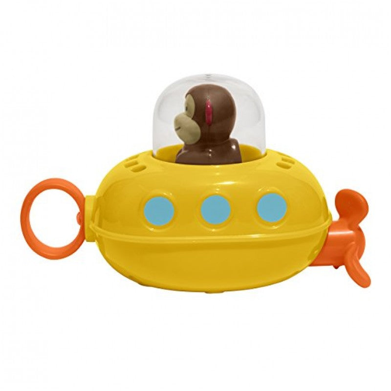 Skip Hop Zoo Bath Pull and Go Submarine, Monkey Skip Hop Zoo Bath Pull and Go Submarine, Monkey