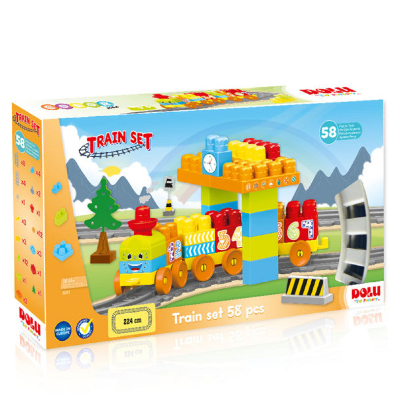 Dolu - Train Set 58 PCS