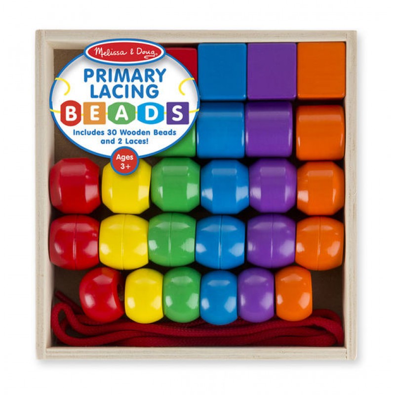 Melissa & Doug Primary Lacing Beads Melissa & Doug Primary Lacing Beads
