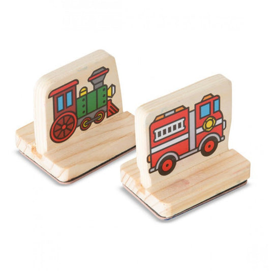 Melissa & Doug My First Wooden Stamp Set Vehicles 3-6Y — BambiniJO Jordan