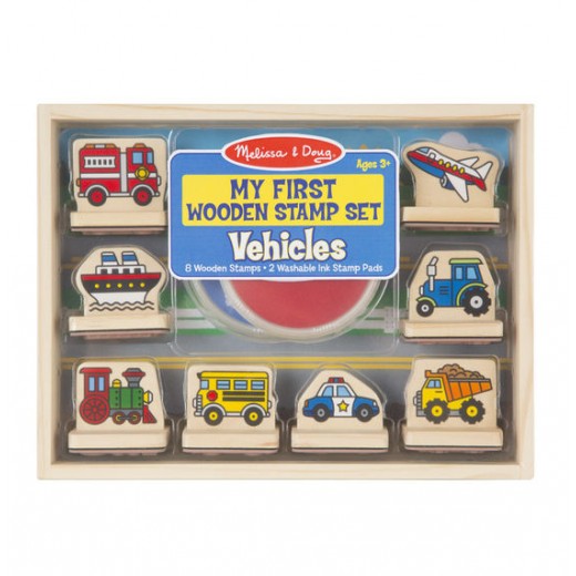 Melissa & Doug My First Wooden Stamp Set - Vehicles Melissa & Doug My First Wooden Stamp Set - Vehicles