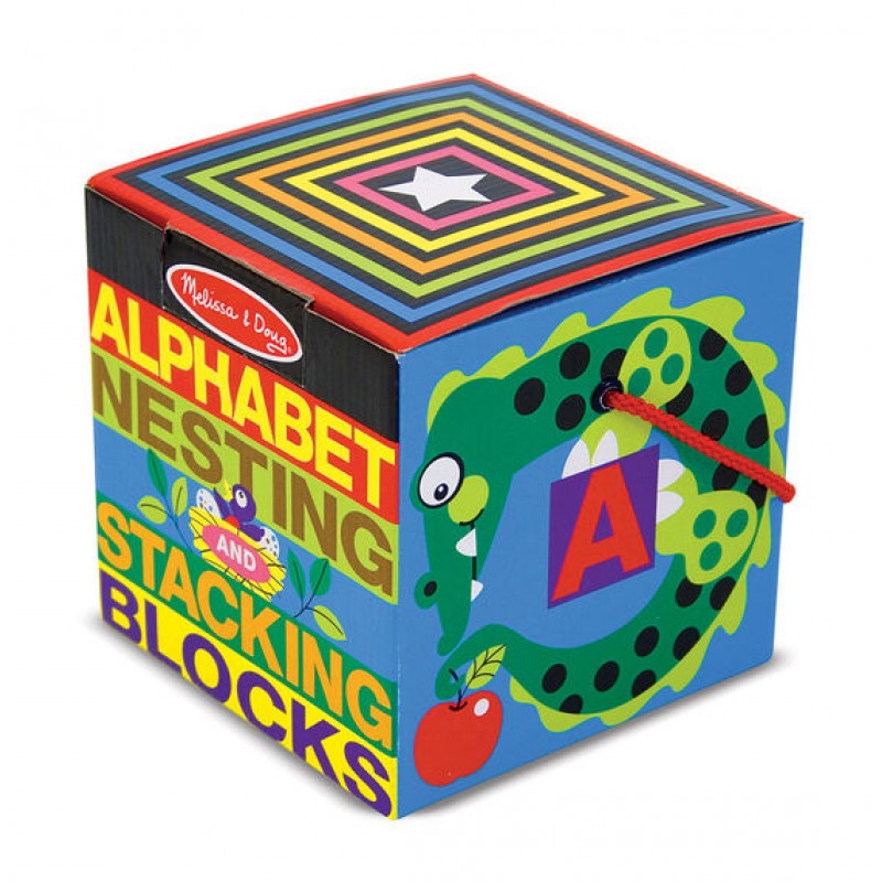 Melissa & Doug ALPHABET NESTING AND STACKING BLOCKS Melissa & Doug ALPHABET NESTING AND STACKING BLOCKS