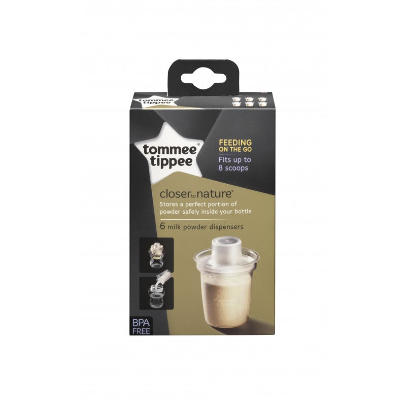 Tommee Tippee Milk Powder Dispensers x 6 Tommee Tippee Milk Powder Dispensers x 6