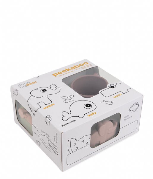 Peekaboo Dinner Set Deer Friends Powder Peekaboo Dinner Set Deer Friends Powder