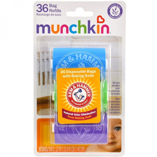 Munchkin Arm & Hammer 36 Bag Refills 3 Pack - BambiniJO