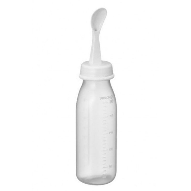 Pigeon Weaning Bottle with Spoon - 240 ml Pigeon Weaning Bottle with Spoon - 240 ml