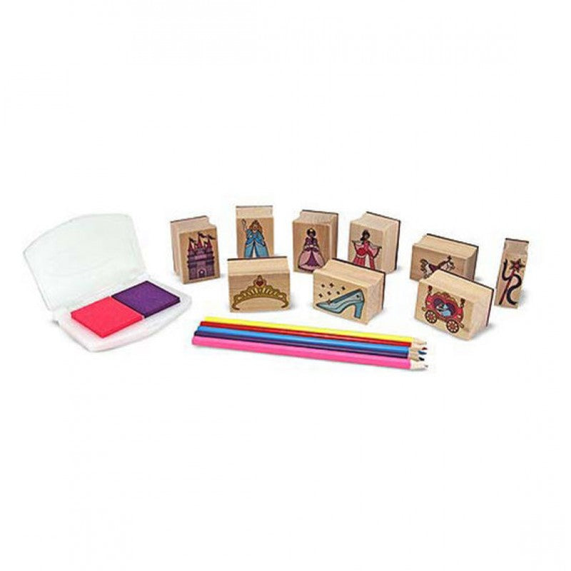 Melissa & Doug Wooden Stamp Set - Princesses Melissa & Doug Wooden Stamp Set - Princesses
