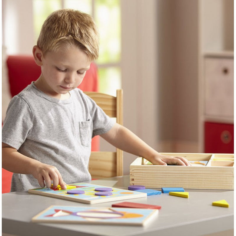 Melissa & Doug BEGINNER PATTERN BLOCKS - BambiniJO | Buy Online | Jordan