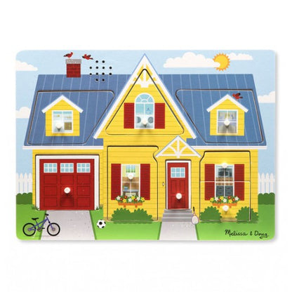 Melissa & Doug Around the House Sound Puzzle - BambiniJO