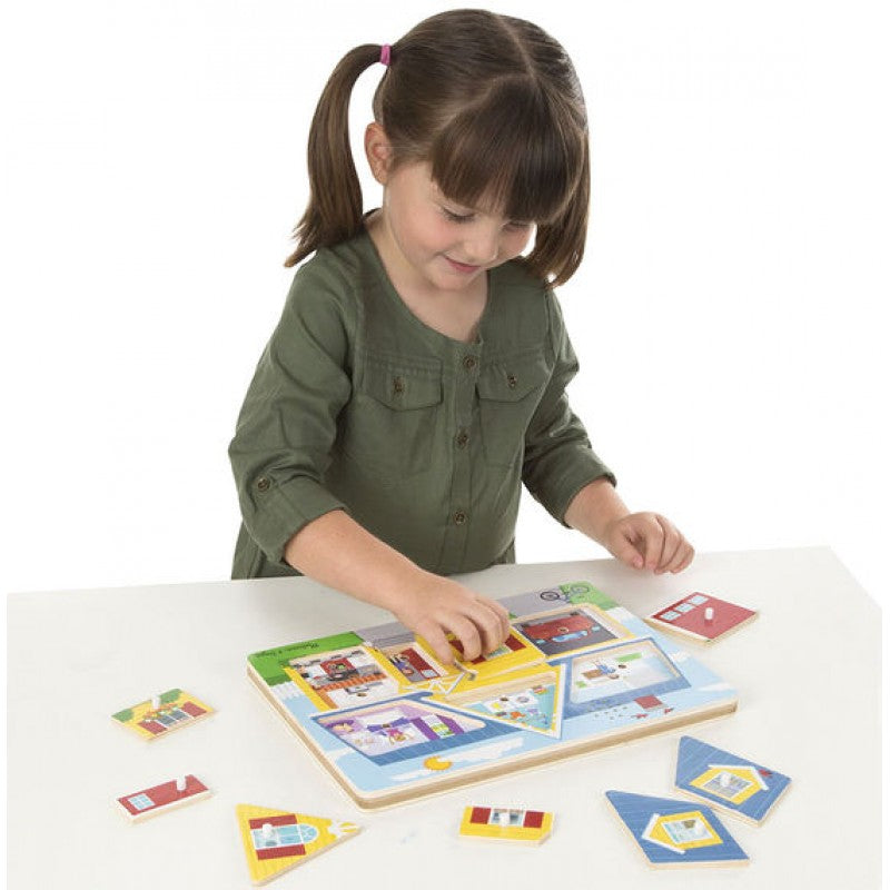 Melissa & Doug Around the House Sound Puzzle - BambiniJO