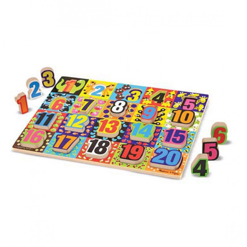 Melissa & Doug Jumbo Numbers Chunky Puzzle Melissa & Doug Jumbo Numbers Chunky Puzzle