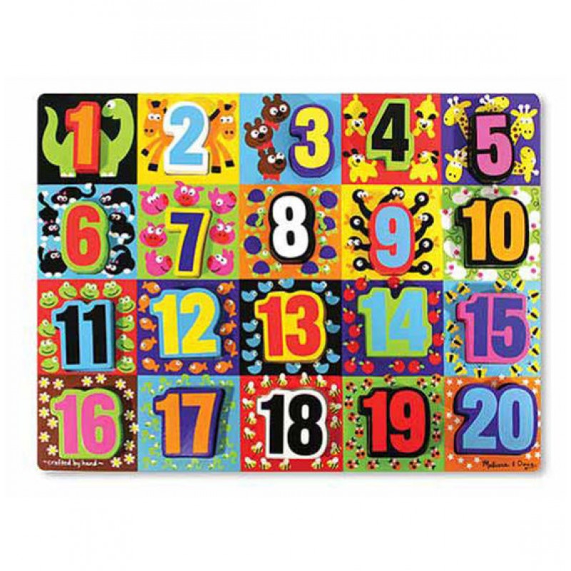 Melissa & Doug Jumbo Numbers Chunky Puzzle Melissa & Doug Jumbo Numbers Chunky Puzzle
