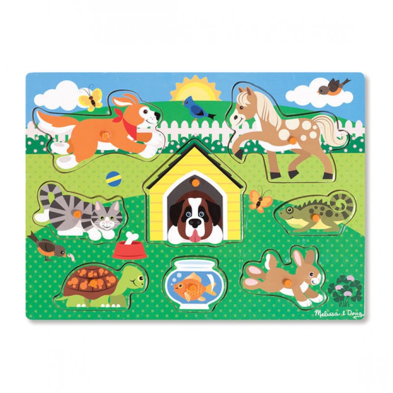 Melissa & Doug PETS PEG PUZZLE Melissa & Doug PETS PEG PUZZLE