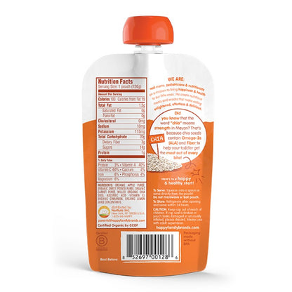 Organic Apples, Sweet Potato, Carrots & Cinnamon + Super Chia - BambiniJO