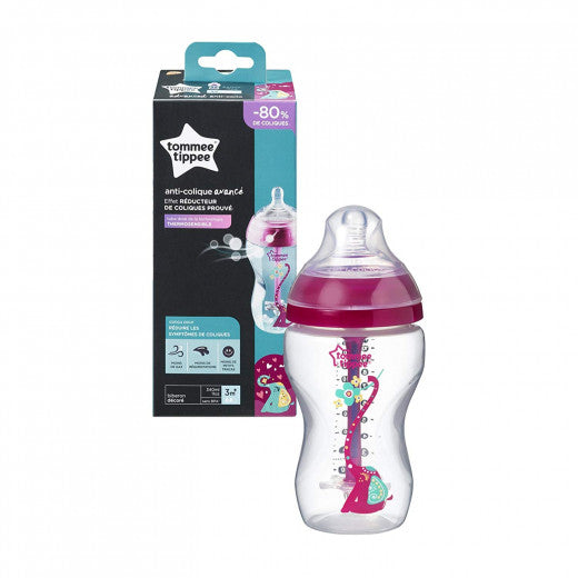 Tommee Tippee Advanced Anti Colic Decorated Bottle, 340 ml, Girl - BambiniJO