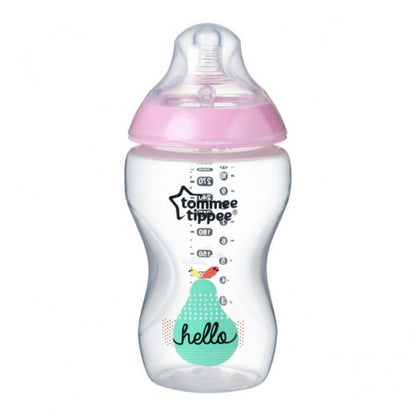 Tommee Tippee Closer to Nature 340 ml Decorated Bottle, Girl, +3 months - BambiniJO