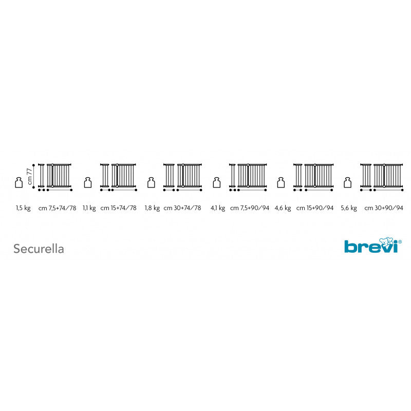 Brevi | Safety Gate Securella Extension  | 30 cm - BambiniJO | Buy Online | Jordan