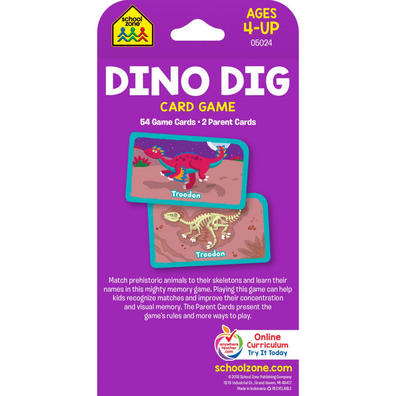 Dino Dig - Card Game - BambiniJO