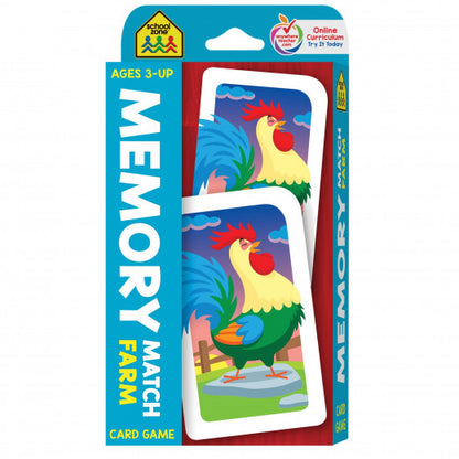 Memory Match Farm Card Game - BambiniJO