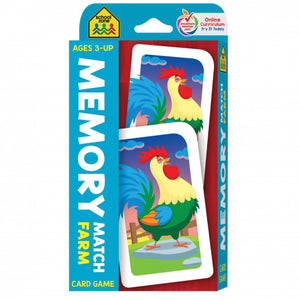 Memory Match Farm Card Game - BambiniJO