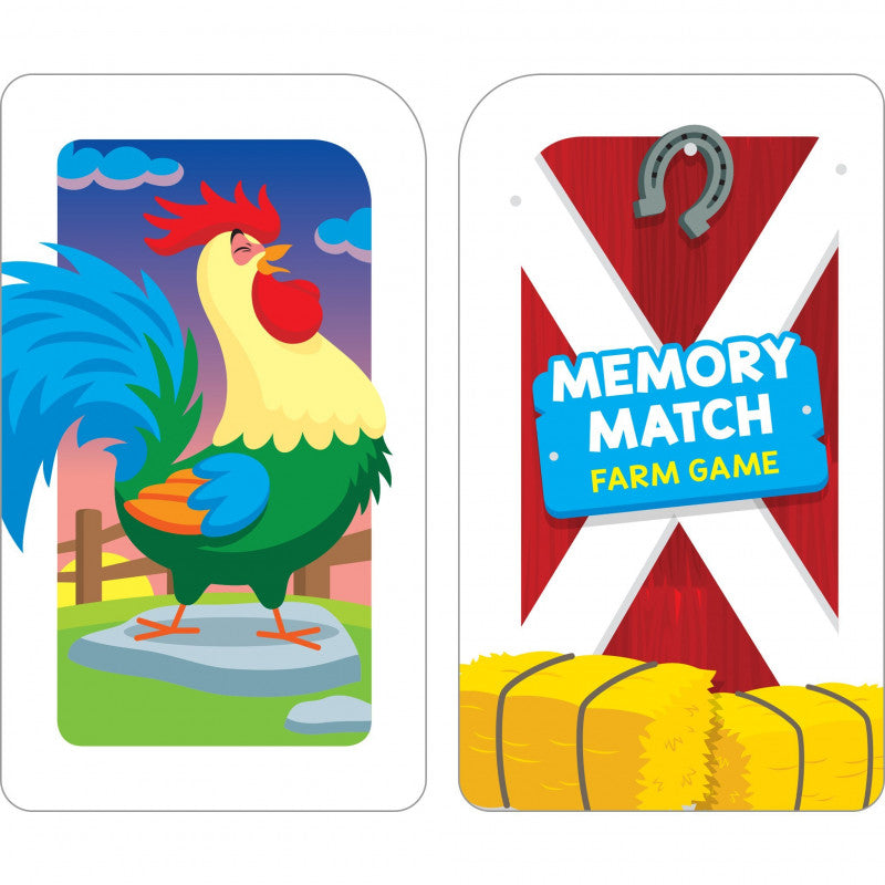 Memory Match Farm Card Game Memory Match Farm Card Game
