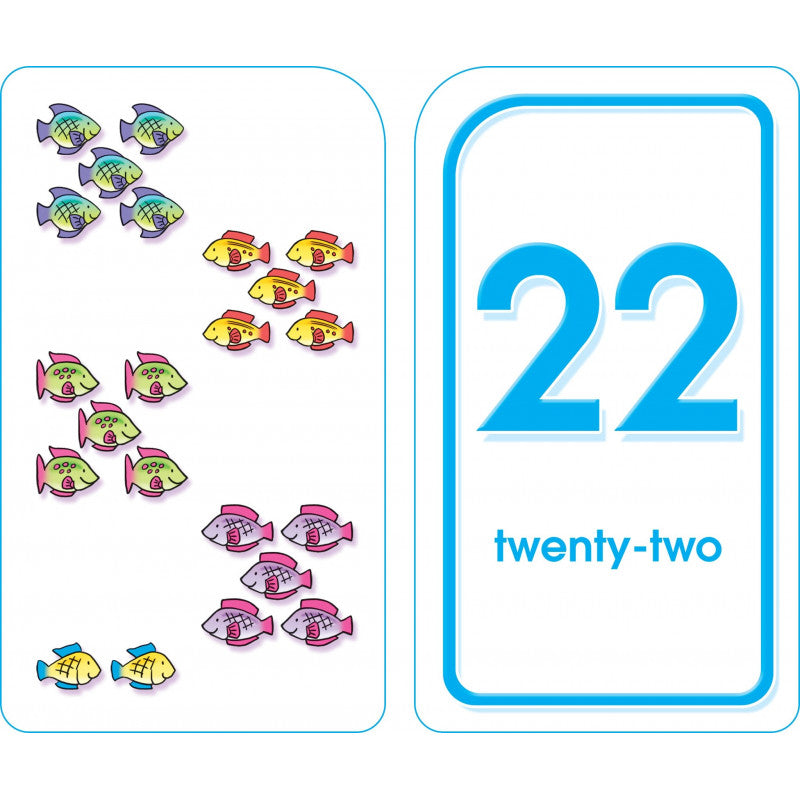 Numbers 0-25 Flash Cards - BambiniJO