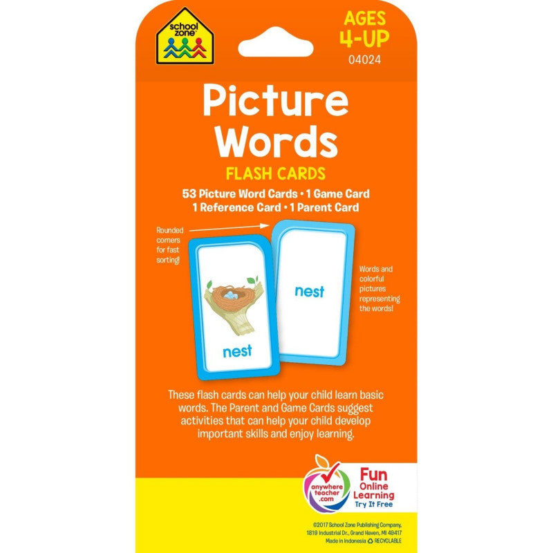 Picture Words - Flash Cards - BambiniJO