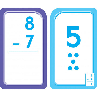 Subtraction 0-12 - Flash Cards - BambiniJO