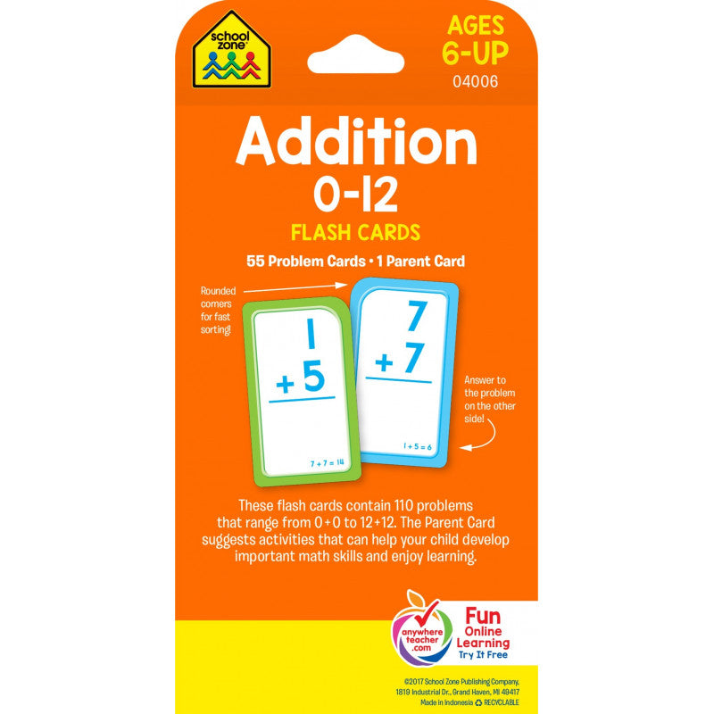 Addition 0-12 - Flash Cards Addition 0-12 - Flash Cards