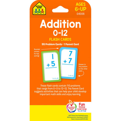 Addition 0-12 - Flash Cards - BambiniJO