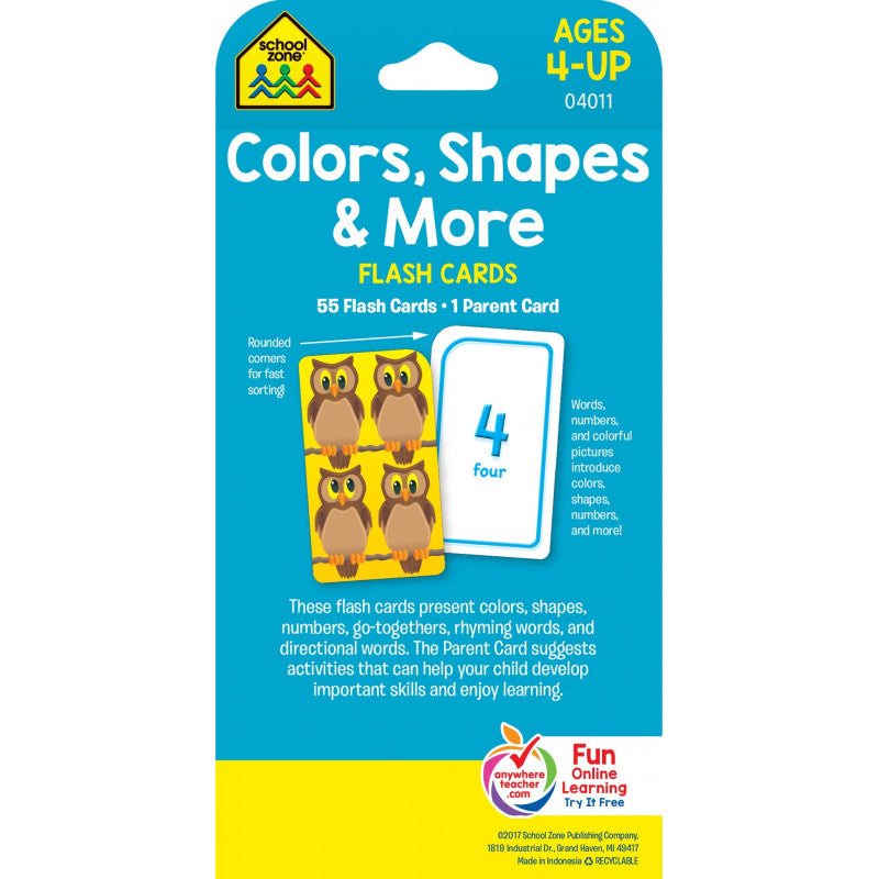 Colors, Shapes and More Flash Cards - BambiniJO