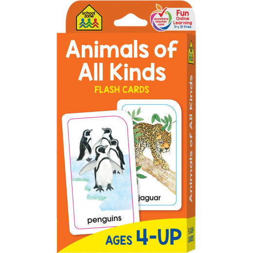 Animals of All Kinds - Flash Cards - BambiniJO