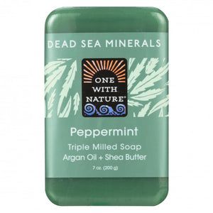 Dead Sea Mineral Soap Peppermint 200g - BambiniJO | Buy Online | Jordan