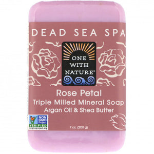 Dead Sea Minerals Soap Rose Petal 200g - BambiniJO | Buy Online | Jordan