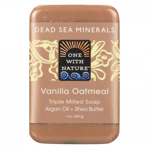 Dead Sea Minerals Triple Milled Mineral Soap Vanilla Oatmeal 200g - BambiniJO | Buy Online | Jordan