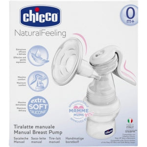 Chicco Manual Breast Pump Natural Feeling Step Up - BambiniJO