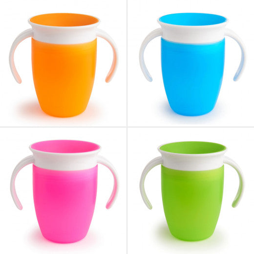 Munchkin Miracle 360 Cup with handles - 200ml - 7oz - 6M+ Munchkin Miracle 360 Cup with handles - 200ml - 7oz - 6M+