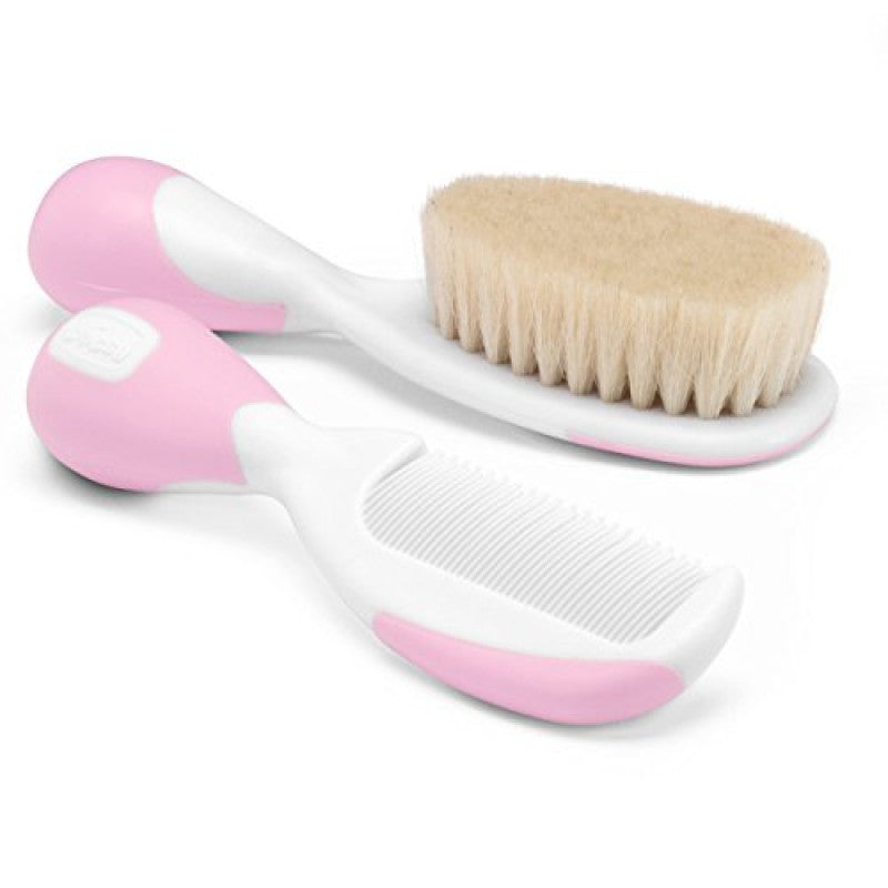 Chicco New Brush And Comb Pink - BambiniJO