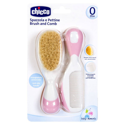 Chicco New Brush And Comb Pink - BambiniJO