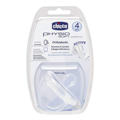 Chicco - Physio Soft Soother Silicone 4m+ 1Pc Neutral - BambiniJO | Buy Online | Jordan