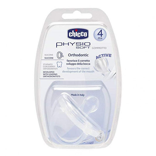 Chicco - Physio Soft Soother Silicone 4m+ 1Pc Neutral - BambiniJO | Buy Online | Jordan