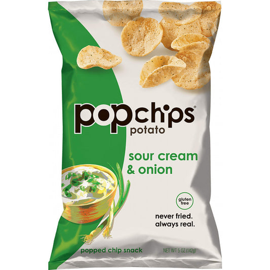 POP CHIPS Sour Cream & Onion Potato 142g - BambiniJO | Buy Online | Jordan